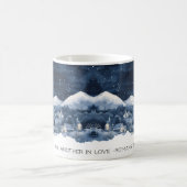 Faith Scripture Snow Mountain Romans 12:10 Mug Kaffeetasse (Mittel)