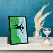 Faith Series 1. Peter 5:7 Bibelkultur und Kunst Fotoplatte (Seite)