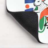 Faith Shepherd Lamb Peaceful Divine Sritual Design Mousepad (Ecke)