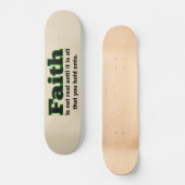 Faith Skateboard (Vorderseite)