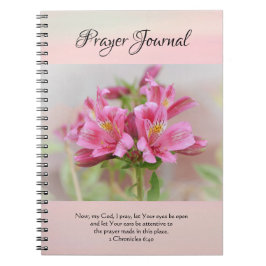 Faith Soft Pink Blume Praetjournal Notizblock