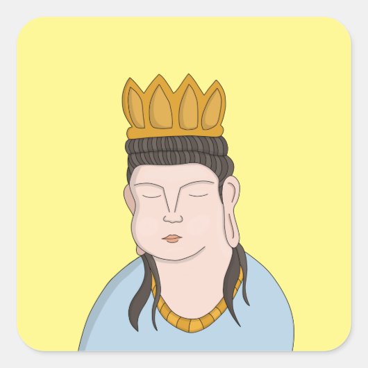 Faith Square Sticker (Vorderseite)