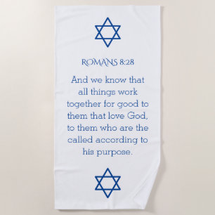 Faith Star von David Scripture Sherpa Strandtuch