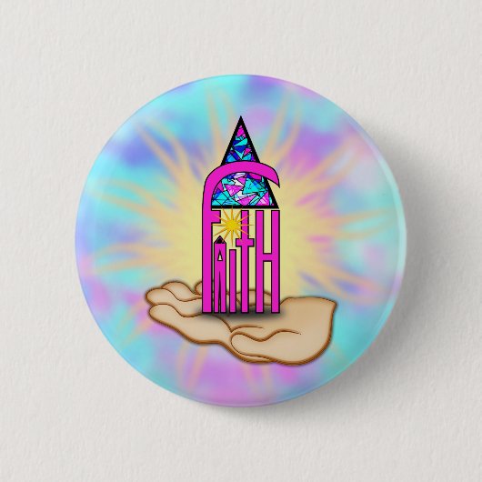 Faith ~ Steeple Button (Vorderseite)