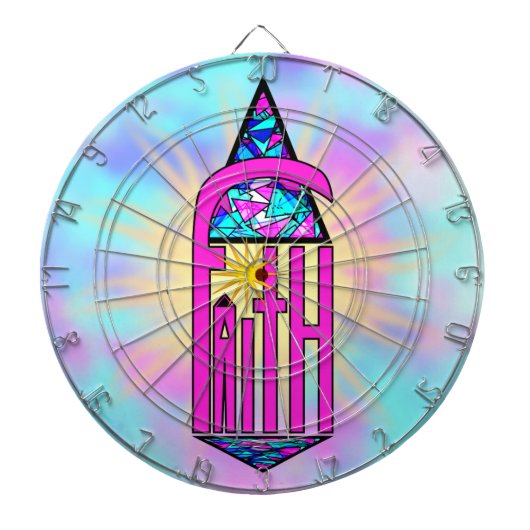 Faith ~ Steeple Dartscheibe (vorne)