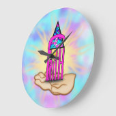 Faith ~ Steeple Große Wanduhr (Winkel)