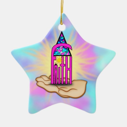 Faith ~ Steeple Keramik Ornament (Vorne)