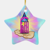 Faith ~ Steeple Keramik Ornament (Hinten)