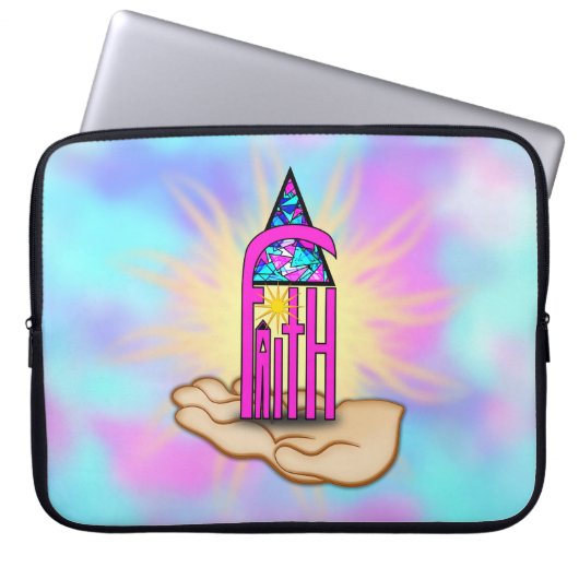 Faith ~ Steeple Laptopschutzhülle (Vorderseite)