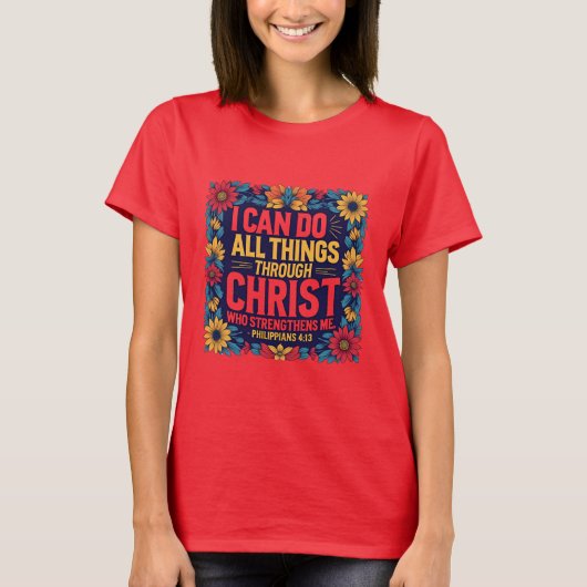 Faith & Strength Women’s T-Shirt  (Vorderseite)