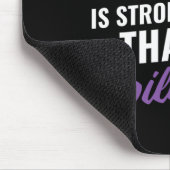 Faith Stronger als Epilepsy Epilepsy Awareness Pa Mousepad (Ecke)