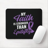 Faith Stronger als Epilepsy Epilepsy Awareness Pa Mousepad (Mit Mouse)