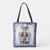 Faith Sugar Skull Tasche (Rückseite)