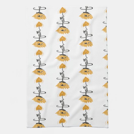 Faith Sunflower Geschirrtuch (Vertikal)