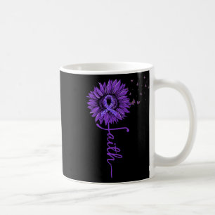 Faith Sunflower Lila Heimer's Awareness Kaffeetasse