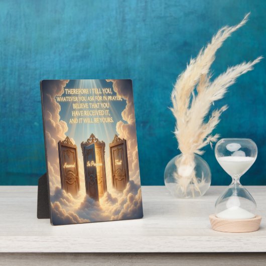 Faith Tabletop Plaque For Encouragement Fotoplatte (Seite)