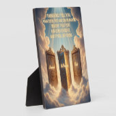 Faith Tabletop Plaque For Encouragement Fotoplatte (Seite)