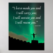 Faith That Never Fades –  Isaiah 46:4 Poster (Vorne)