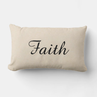 Faith Throw Pillow Lendenkissen
