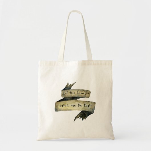 Faith Tote Bag | Christliche Lebensmitteltasche Tragetasche (Vorne)