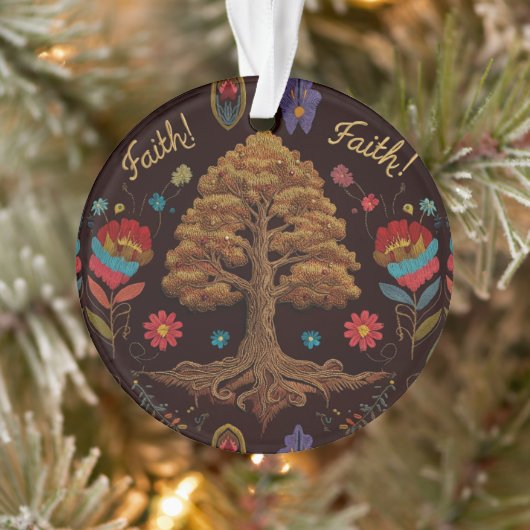 Faith Tree Ornament - Inspiration für den Urlaub (Baum)