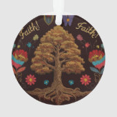 Faith Tree Ornament - Inspiration für den Urlaub (Rückseite)