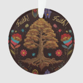 Faith Tree Ornament - Inspiration für den Urlaub (Vorderseite)