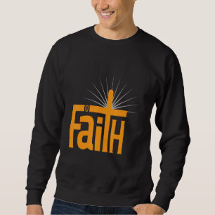 Faith Trust Cross Bible Verse Christlich 1 Sweatshirt