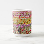 Faith Tulip Floral Scripture Liebe Tasse Cup (Mittel)