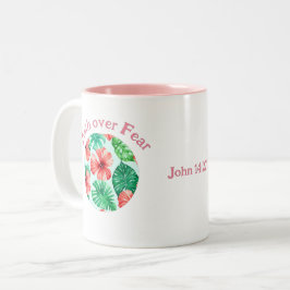 Faith und Aloha Zweifarbige Tasse