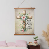 Faith Wandteppich Mit Holzrahmen (Schlafzimmer)