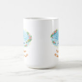 Faith Water Ripple Flowers Easter Christian Mug Kaffeetasse (Mittel)