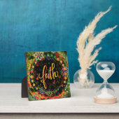 Faith Whimsical Boho Hübsch Inspirivity Easel Fotoplatte (InSitu)