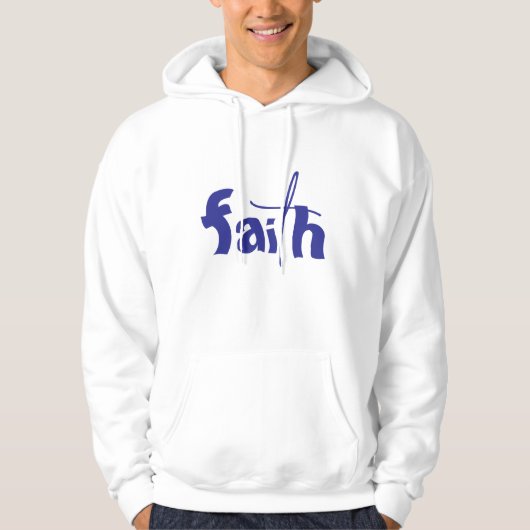 FAITH White Hoodie (Vorderseite)