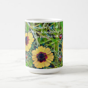 Faith Wildblume Floral Bible Verse Tasse Cup