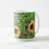 Faith Wildblume Floral Bible Verse Tasse Cup (VorderseiteRechts)