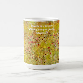 Faith Wildblumen Floral Bible Verse Faith Tasse