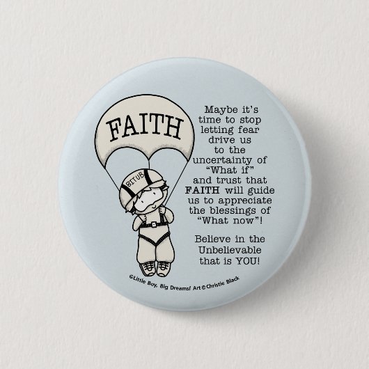 Faith Will Guide Button (Vorderseite)