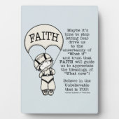 Faith Will Guide Fotoplatte (Vorderseite)