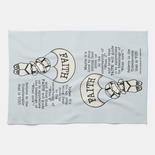 Faith Will Guide Geschirrtuch (Horizontal)