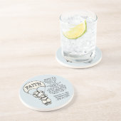 Faith Will Guide Getränkeuntersetzer (Seite)