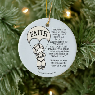 Faith Will Guide Keramik Ornament