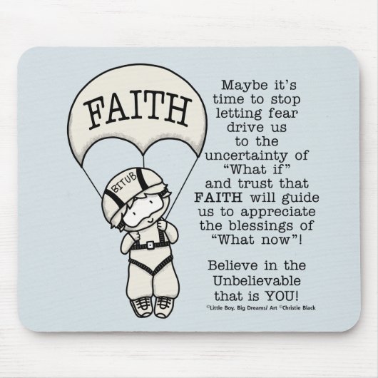 Faith Will Guide Mousepad (Vorne)
