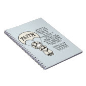 Faith Will Guide Notizblock (Rechte Seite)