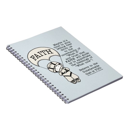 Faith Will Guide Notizblock (Rechte Seite)