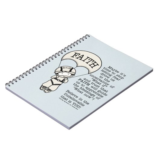 Faith Will Guide Notizblock (Linke Seite)