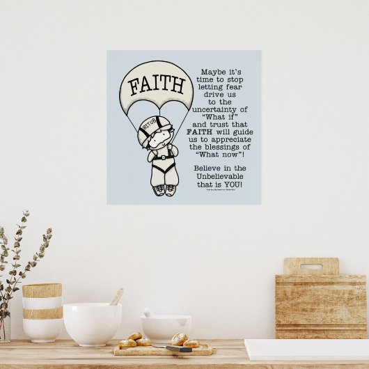 Faith Will Guide Poster (Küche)