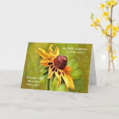 Faith Yellow Wildblume Blume Prachtkarte Karte (Gelbe Blume)