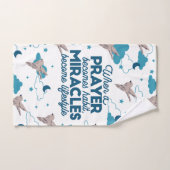 Faith-Zitate und Vogelmuster Badhandtuch Set (Handtuch)