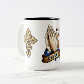Faith Zweifarbige Tasse (Vorderseite Links)